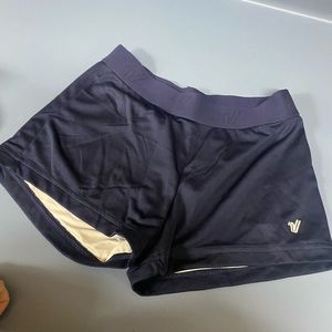 Varsity, cheer navy blue shorts